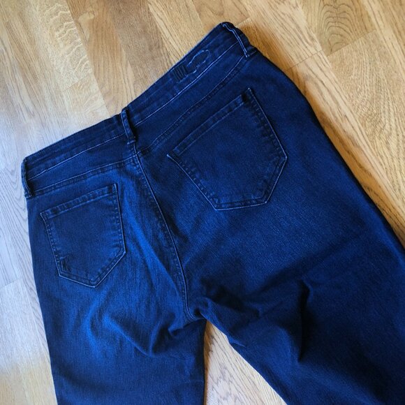 KFTK Ellen Ankle Skinny Jeans Dark Wash Size 10 - Picture 4 of 13